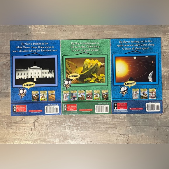 Fly Guy Presents Books -Scholastic By Tedd Arnold SET OF 3 - Picture 3 of 4